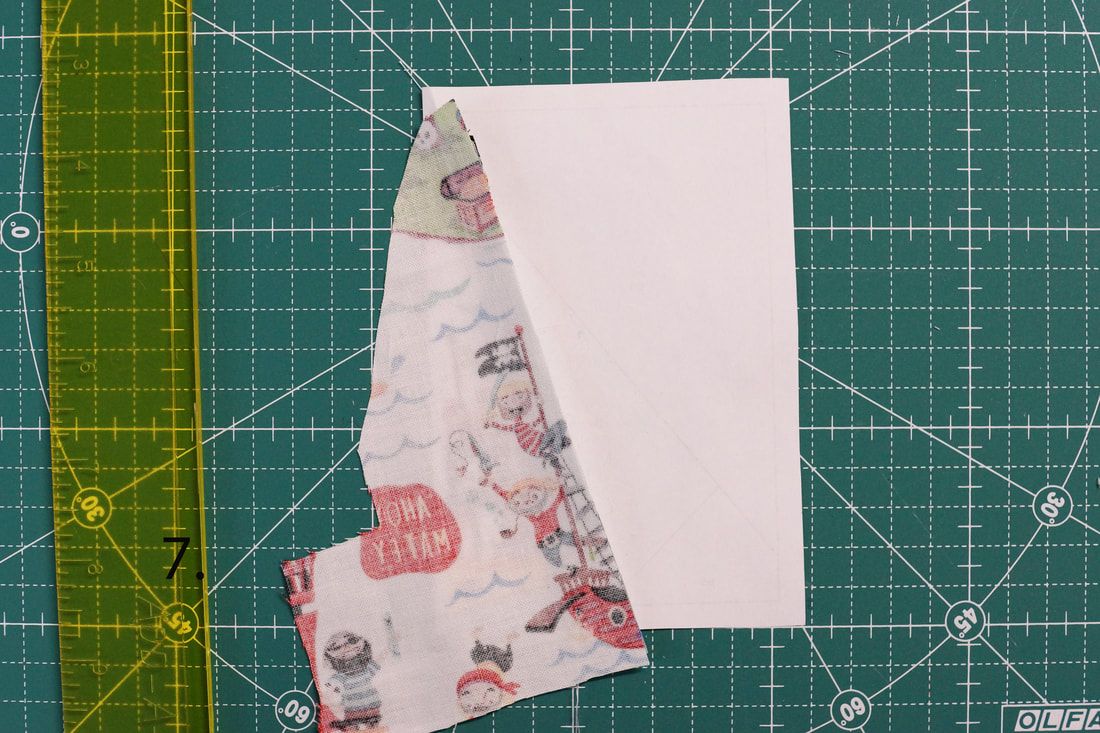 fussy cutting with foundation paper piecing