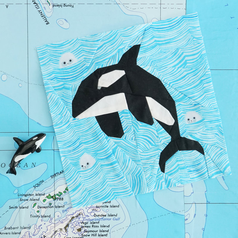 orca quilt block pattern