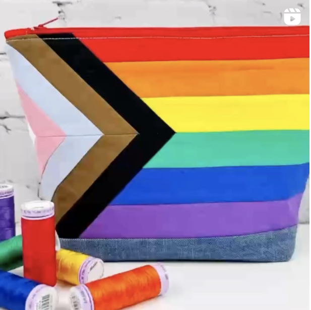 pride flag pouch
